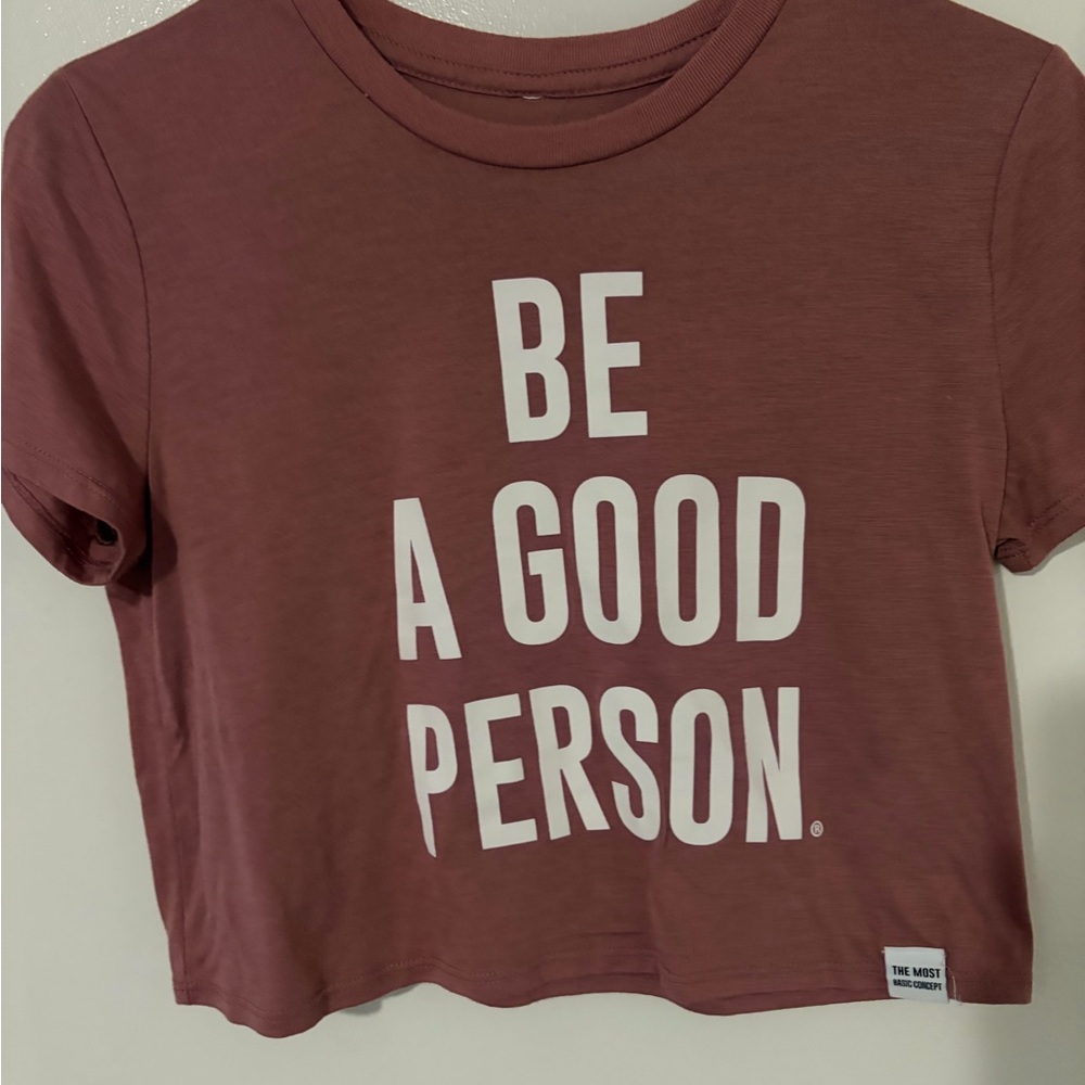 & Other Stories Maroon Crop Top